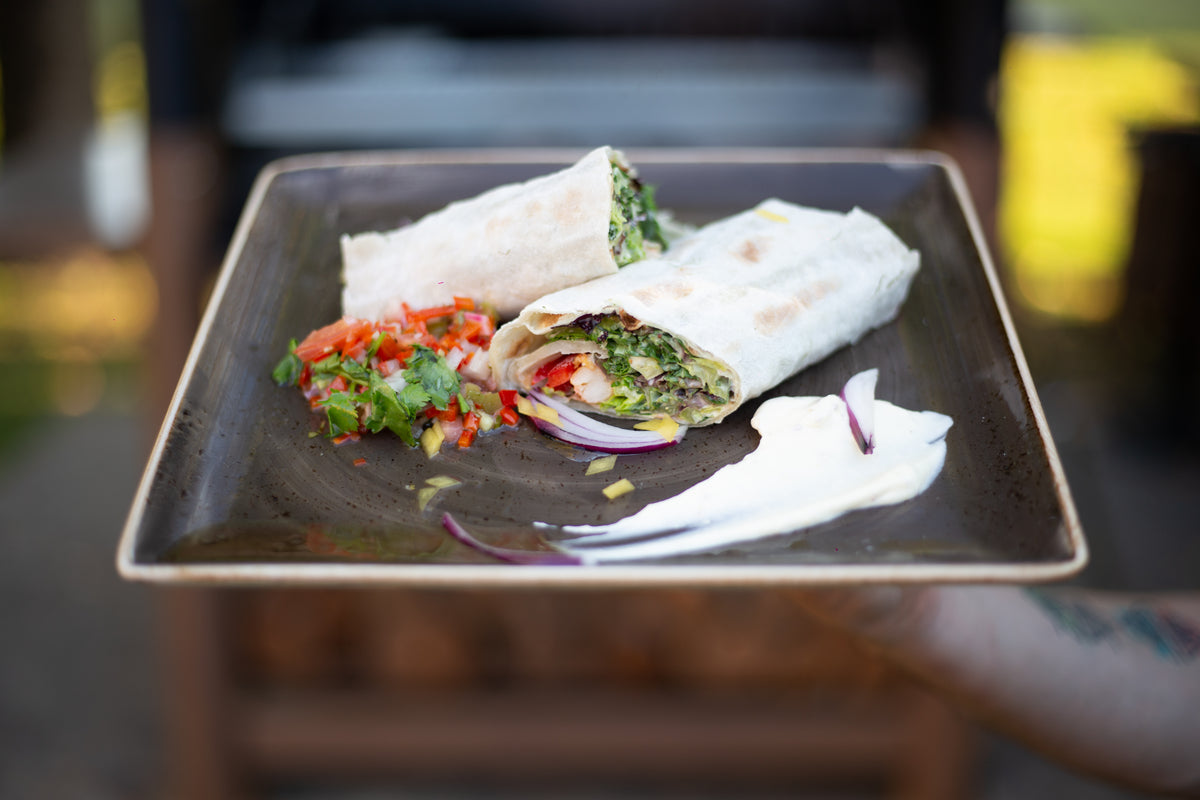 Shrimp Caesar Wrap
