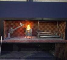 Load image into Gallery viewer, Tagwood BBQ Insert Style Argentine Santa Maria Wood Fire &amp; Charcoal Grill without firebricks | BBQ09SS --
