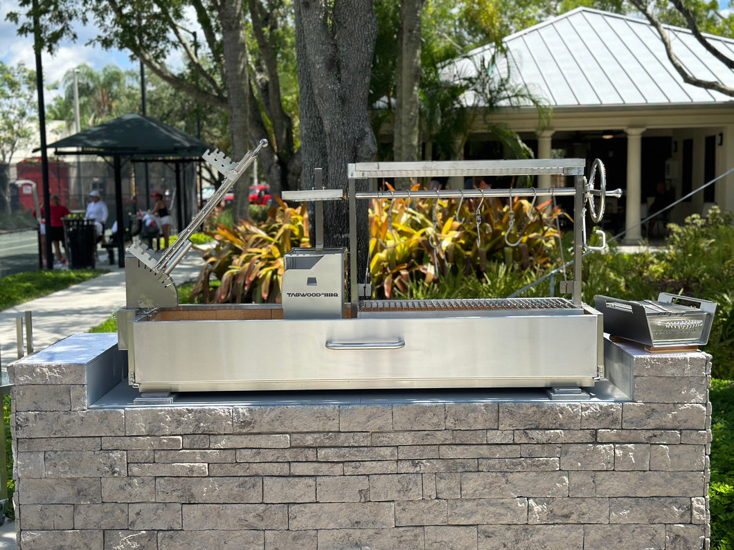 Tagwood BBQ Argentine Santa Maria Wood Fire & Charcoal Grill | BBQ08SS --
