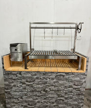 Load image into Gallery viewer, Tagwood BBQ Insert Style Argentine Santa Maria Wood Fire &amp; Charcoal Grill without firebricks | BBQ09SS --

