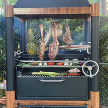 Load image into Gallery viewer, Argentine Grill | Charcoal BBQ | Steel &amp; Stainless Steel | BBQ02SI - tagwoodbbq
