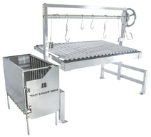 Load image into Gallery viewer, Tagwood BBQ Insert Style Argentine Santa Maria Wood Fire &amp; Charcoal Grill without firebricks | BBQ09SS --
