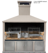 Load image into Gallery viewer, Tagwood BBQ Insert Style Argentine Santa Maria Wood Fire &amp; Charcoal Grill without firebricks | BBQ09SS --
