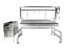 Load image into Gallery viewer, Tagwood BBQ Insert Style Argentine Santa Maria Wood Fire &amp; Charcoal Grill without firebricks | BBQ09SS --
