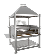 Load image into Gallery viewer, Tagwood BBQ XL Argentine Wood Fire &amp; Charcoal Grill all Stainless Steel | BBQ22SS
