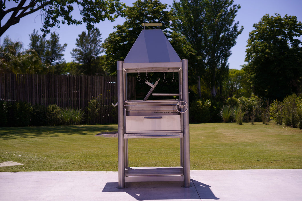 Tagwood BBQ Argentine Wood Fire & Charcoal Grill all Stainless Steel | BBQ02SS OPEN FIRE COOKING - PRE-ORDER