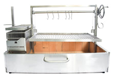 Load image into Gallery viewer, Tagwood BBQ XL Built-In Argentine Wood Fire &amp; Charcoal Grill OPEN FIRE COOKING | BBQ25SS -
