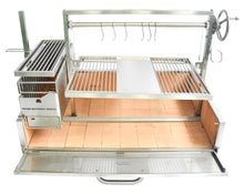Load image into Gallery viewer, Tagwood BBQ XL Built-In Argentine Wood Fire &amp; Charcoal Grill OPEN FIRE COOKING | BBQ25SS -
