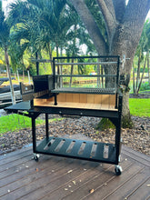 Load image into Gallery viewer, Tagwood BBQ Argentine Santa Maria Wood Fire &amp; Charcoal Grill | BBQ03SI--
