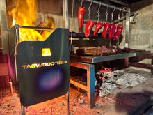 Load image into Gallery viewer, Tagwood BBQ Insert Style Argentine Santa Maria Wood Fire &amp; Charcoal Grill without firebricks | BBQ09SS --
