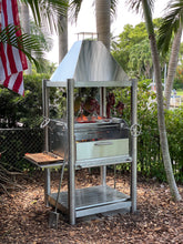 Load image into Gallery viewer, Tagwood BBQ Argentine Wood Fire &amp; Charcoal Grill all Stainless Steel | BBQ02SS OPEN FIRE COOKING - PRE-ORDER
