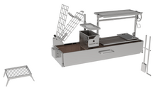 Load image into Gallery viewer, Tagwood BBQ Argentine Santa Maria Wood Fire &amp; Charcoal Grill | BBQ08SS --
