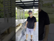 Load and play video in Gallery viewer, Tagwood BBQ Santa Maria Argentine Wood Fire &amp; Charcoal Grill Built in | BBQ05SS--
