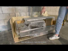 Load and play video in Gallery viewer, Tagwood BBQ Santa Maria Argentine Wood Fire &amp; Charcoal Grill Built in | BBQ05SS--
